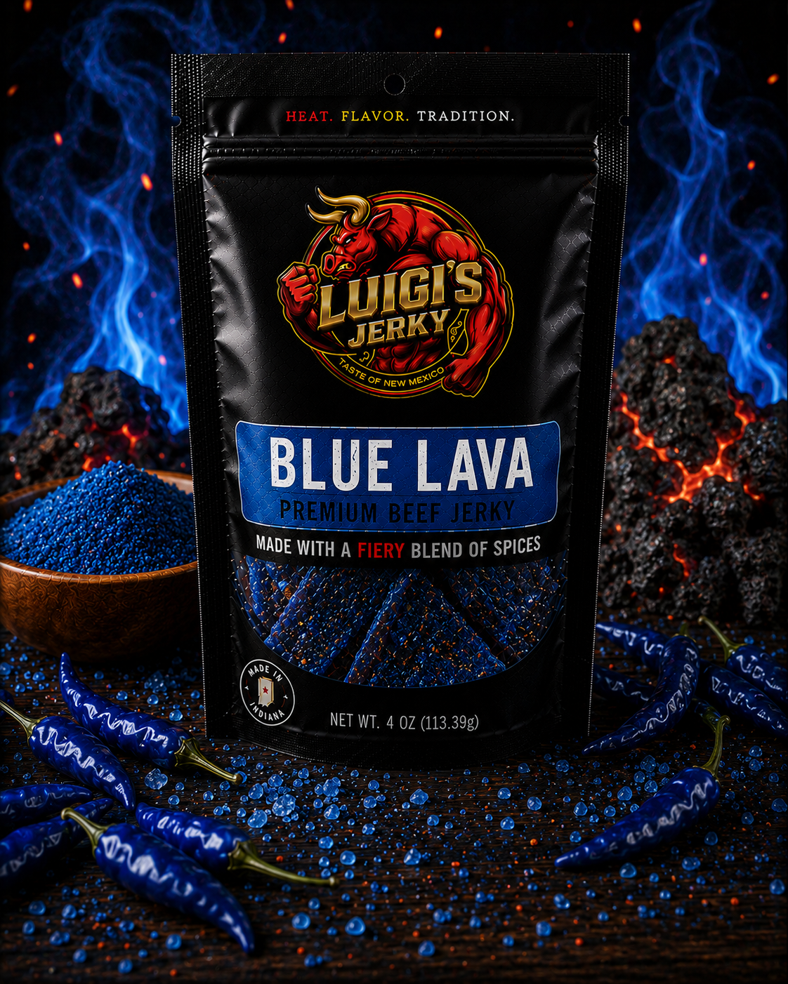 Luigi's Blue Lava